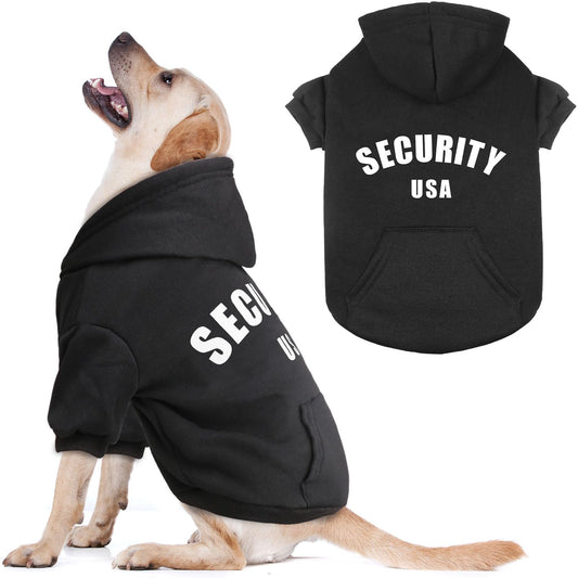 Security Dog Hoodie with Pocket – Brushed Fleece