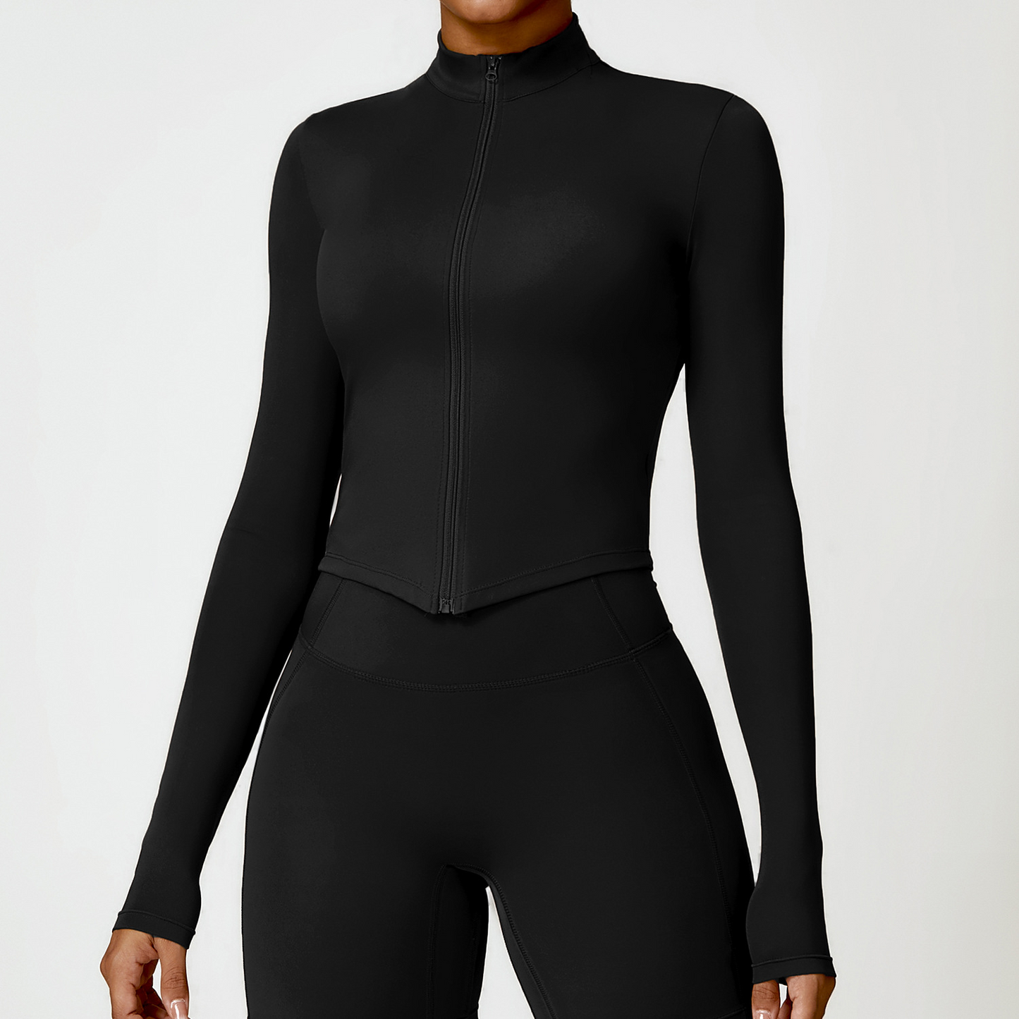Women's Long Sleeve Yoga Top – Moisture-Wicking Compression Activewear