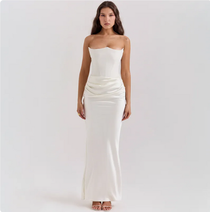 Strapless Maxi Dress – Sleek & Sexy Evening Wear